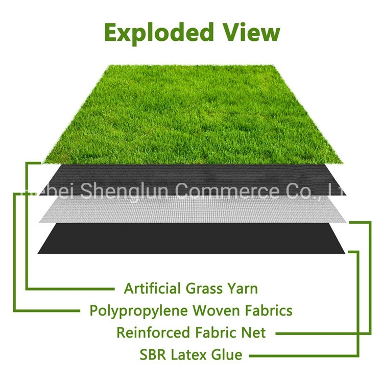 for Landscaping Fireproof Synthetic Turf Simulation Plants Artificial Grass Lawn with Low Price
