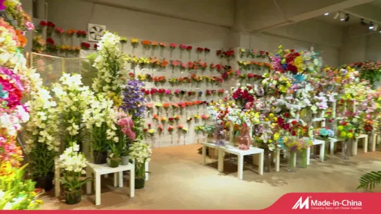 Großhandel Home Office Dekorieren Stoff Orchidee Keramik Topfblume Künstliche Dekorative Orchidee Blumen Schmetterling Weiße Orchidee